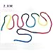 Watris Veiyi Rhythmic Gymnastics Rope - 2.8m/110in Rainbow Rhythmic Arts Training Jumps Rope