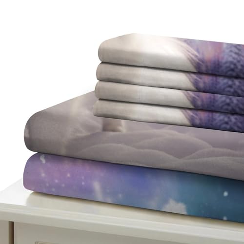 Parure de lit douce chien mignon 3D housse de couette 200x200 pour nuits cocooning - 6