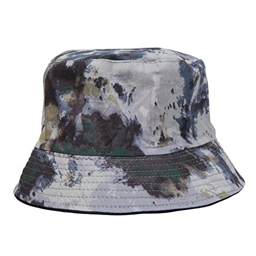 Chapeau pêcheur motif à deux côtés chapeau de soleil mignon multicolore