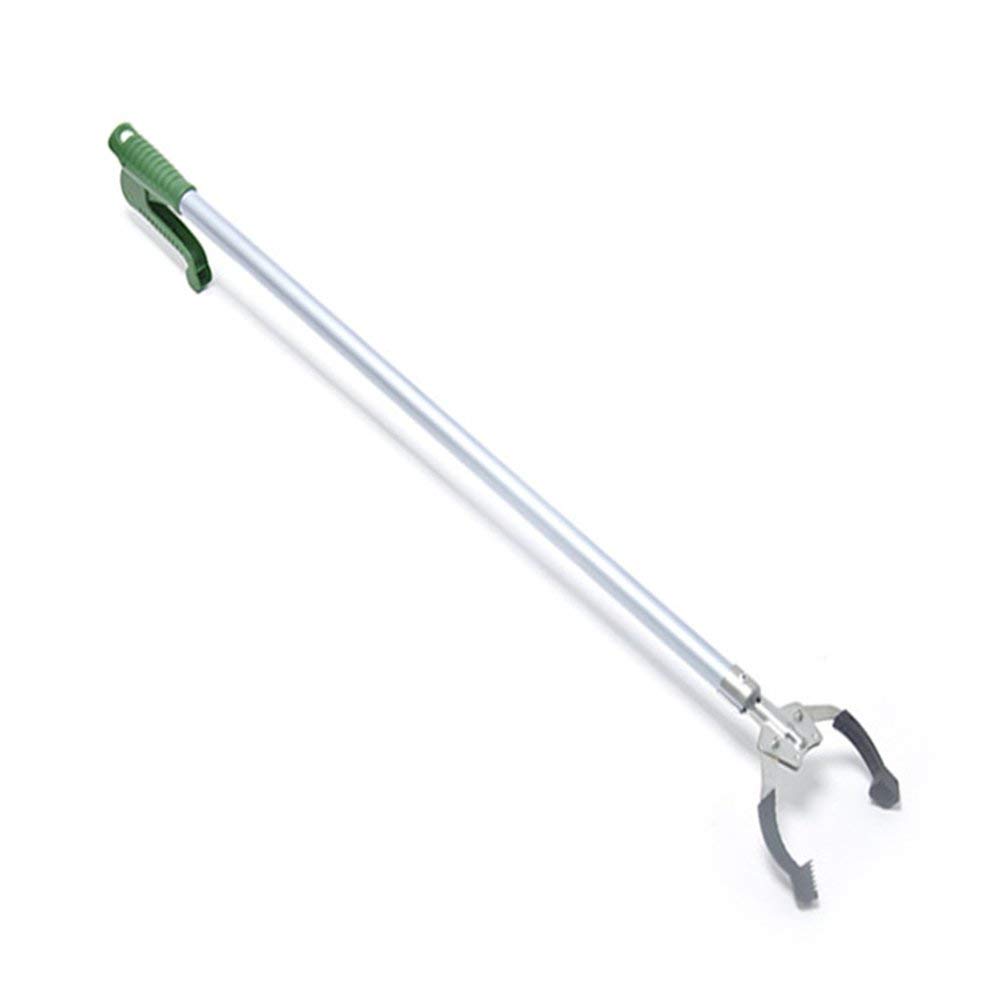 Tool, Pickup Tool, Lightweight Aluminum Reaching Aid with Rubber Gripper, Extender for Elderly, Litter Trash Picker, Garden Nabber,40Cm