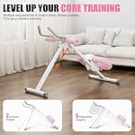 Abdominal Trainers - Adjustable Ab Trainer Machine, Foldable Abdominal Workout Equipment with Knee Protection - Home Gym Core Strength Trainer for Men & Women - Image 2