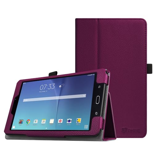 Fintie Folio Case for Samsung Galaxy Tab E 8.0 (Model SM-T378/T375/T377), Premium PU Leather Slim Fit Smart Stand Cover, Purple