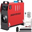 otmechl 12V 8KW Diesel Standheizung, Luft Dieselheizung mit Fernbedienung und LCD-Monitor für Auto, LKW, Boot, Bus, Wohnmobil und Anhänger ect
