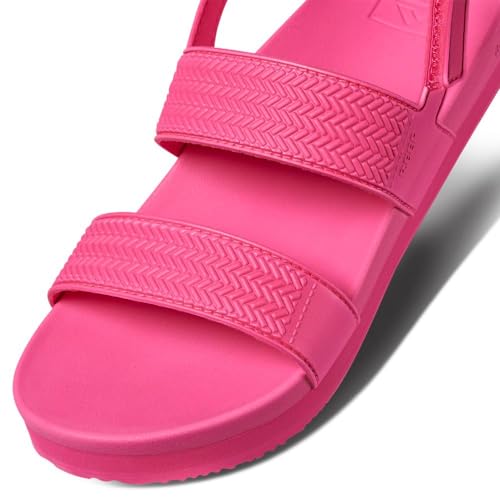 Image of REEF Girls Kids Water Vista Platform Sandal, Water Friendly, Adjustable Strap