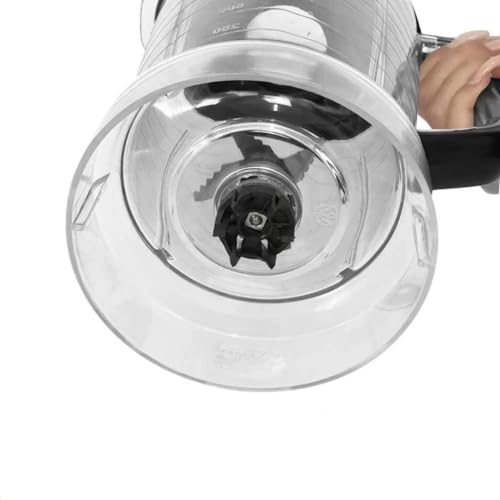 Copo serve para Liquidificador Mondial Turbo L1000/ L1100/ L1200 Cristal (TAMPA PRETA)