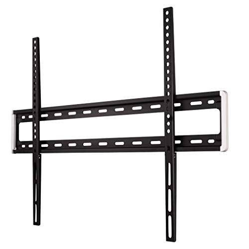 Hama | Soporte TV de Pared para televisores de 46' a 90' (Soporte Pared de TV estándar VESA 800 x 600, Carga máxima 75Kg, Soporte TV Ultra Fino, guía para Cables, Soporte Fijo) Negro