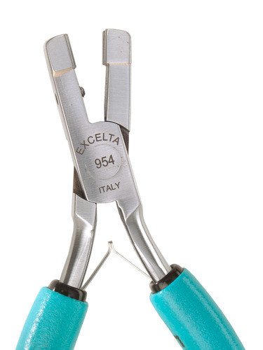 Excelta - 954 - Pliers - Multiple Lead Forming - Five Star - Carbon Steel - Stress Relief, 0.26" Height, 0.43" Wide, 6.5" Length