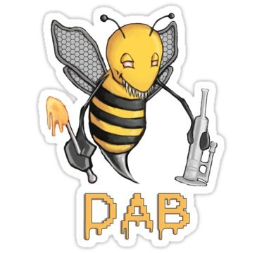 Bee Dab (Size W7.4 x H9.7 Centimeter)