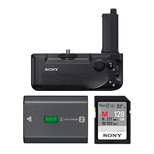 �\�j�[ �����O���b�v Sony Alpha 7R IV (ILCE7RM4/B) �p - VG-C4EM Sony Z�V���[�Y NP-FZ100�o�b�e���[��Sony 128GB V60 UHS-II SD�J�[�h�o���h��(3�A�C�e��)