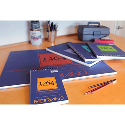 Fabriano 1264 Sketch Pad, 5.5 X 8.5, Light Cream #TOP6