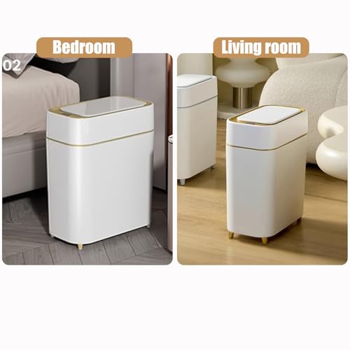 Corbeille à déchets pour salle de bain et buanderie en petits espaces - 4