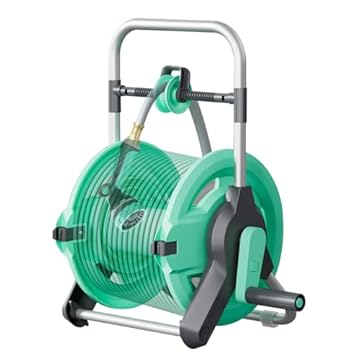 best garden tool organizers with built-in hose reel