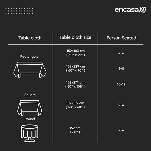 Image of Encasa XO Dining Table Cloth, Jaipuri Block Print Cotton Cover Swiss