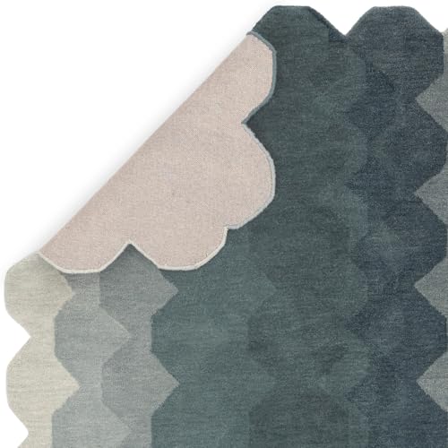 Image of FloorFusion 'Modern' Design Premium Rug Collection Woolen Carpet for Living Room Bedroom Drawing Room Hall and Floor Size 4 x 6 feet (120x180 cm) Color Multi