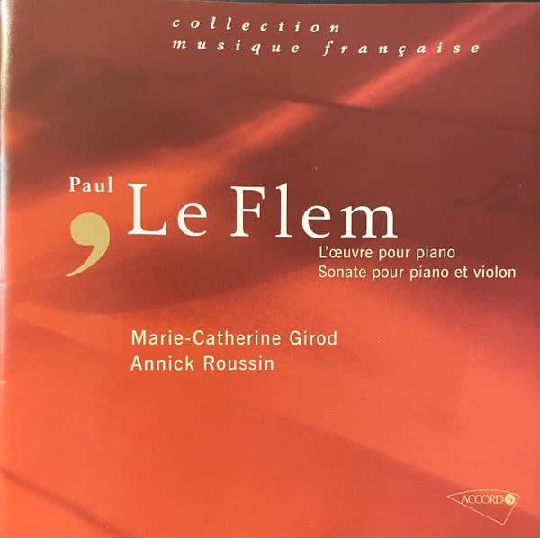 Sonate Pour Piano & Violin [Audio CD] Le Flem, Paul