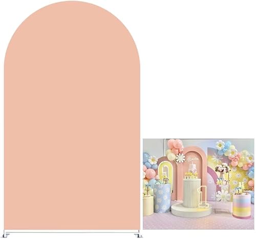 Fundas de fondo arqueadas color naranja champán para Groovy Party Arch Stand Covers Cumpleaños Baby Shower Cake Mantel Decoración Accesorios