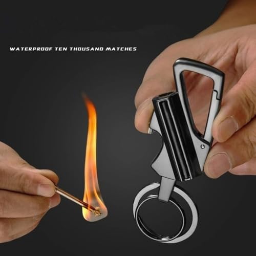 Image of Smoke King Stealth Flame Keylighter Black Lighter