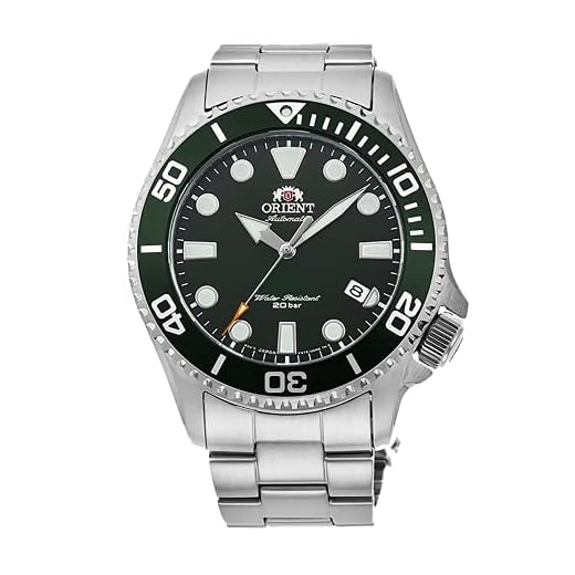 Orient Men's Japanese Automatic Watch with Stainless Steel Strap, Silver, 22 (Model: RA-AC0K02E10B)