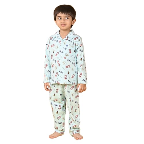 Image of Jam & Sugar Boys Cotton Printed Night Suit Set