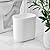 iDesign Small Oval Plastic Bathroom Trash Cans - Ideal for Bathroom, Bedroom, or Office - Set of 2 - White