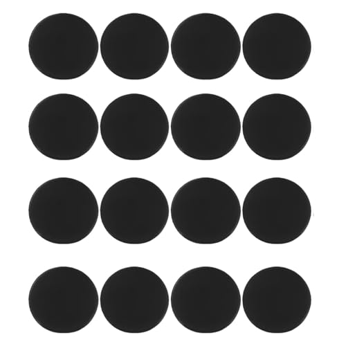 16PCS Soft Silicone Stethoscope Covers,Disposable Diaphragm Bell Cover Protectors Replacement Sleeves(Black)