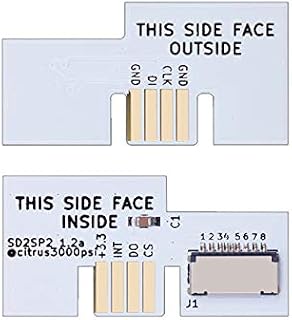 LICHIFIT Professional Micro SD Card Adapter TF Card Reader for Game Cube SD2SP2 SDLoad SDL Adapter (Blue)