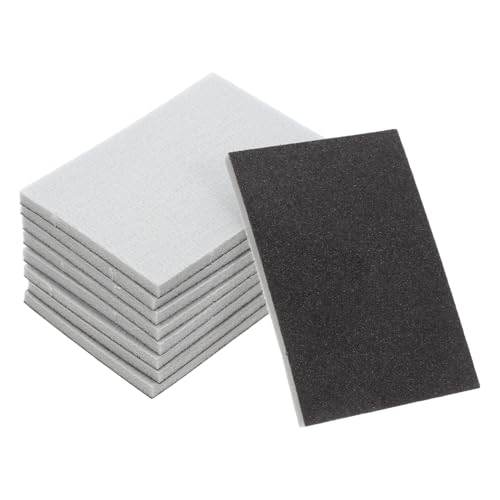 MUCKLILY High Grit Sandpaper Sponge Pads Wet Dry for Wood Metal and Drywall Finishing