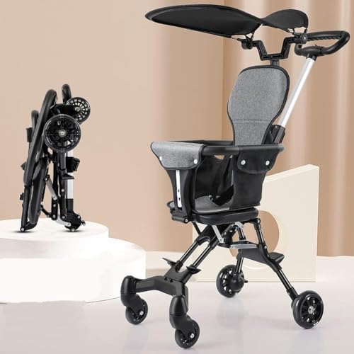 Image of Suicune Lightweight Stroller, Baby Stroller for Toddler, Foldable Compact Stroller,Compact Design for Airplane, Car, and Outdoor Use