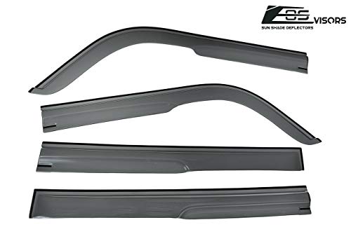 Extreme Online Store For 2004-2007 Scion Xb | Eos Visors Mugen Style Smoke Tinted Side Window Vent Visors Rain Guard Deflectors Jdm #TOP4