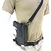 Depring Sling Shoulder Holster Fits Handgun with Laser or Light Attachment Horizontal Vertical Ambidextrous Carry