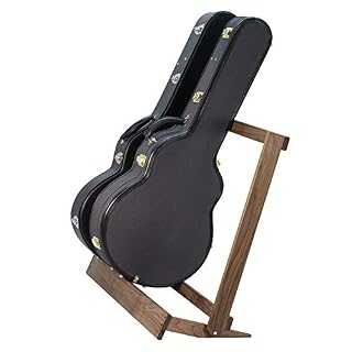 String Swing Cc29 pliante en bois dur étui de guitare de 5 Case Rack noir/noyer - Les Beatles, Paul McCartney, John Lennon, RIngo Starr, George Harrison