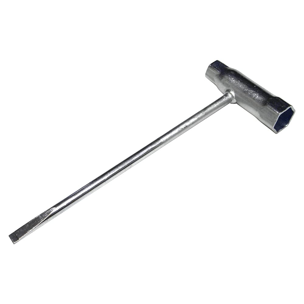 Rocwood Silver Chainsaw Spark Plug Spanner 13Mm X 19Mm Bar Nut Screwdriver