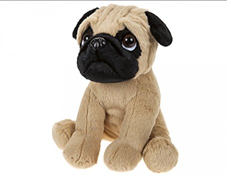 Childrens Pug Soft Plush Animal Toy 20cm