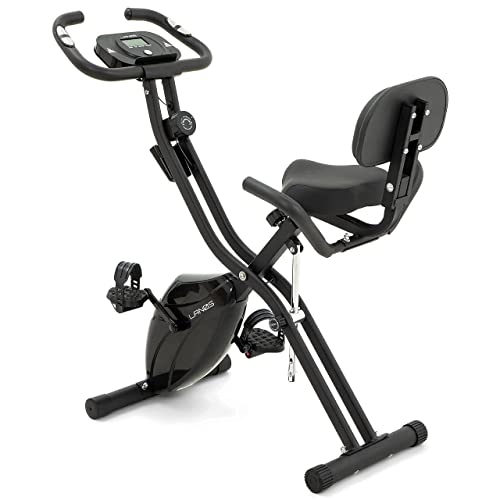 LANOS-Workout-Bike-For-Home-2-In-1-Recumbent-Exercise-Bike-and-Upright-Indoor-Cycling-Bike-Positions-10-Level-Magnetic-Resistance-Exercise-Bike-Foldable-Stationary-Bike-Machine-Fitness-Bike