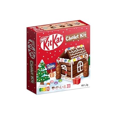 NESTLÉ KITKAT casa de chocolate con leche NAVIDAD paquete 461g | Ya disponible en tu tienda friki favorita! En mundofriki.es!