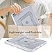 ZEEKWELE Case for iPad Pro 13 inch 2024 (M4), Ultra Stable Stand with Built-in Pencil Holder, Slim Frosted Protective Cover with Multi-Angle Kickstand,Duty Shockproof Case for iPad Pro 13, White