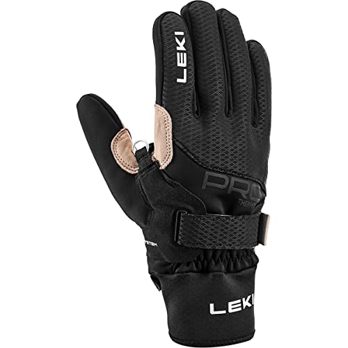 LEKI Skistock, Unisex, Schwarz/Sand, 9,5 cm