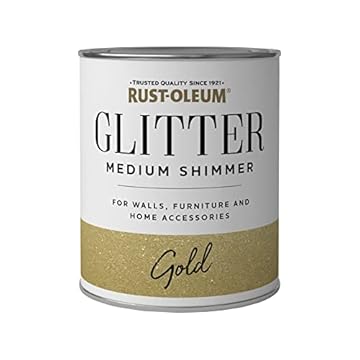 Rust-Oleum Glitter Paint Medium Shimmer Gold Wall & Furniture Paint