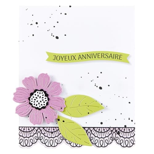 BetterPress French Sentiments Spellbinders, grabe frases sin manchas 3