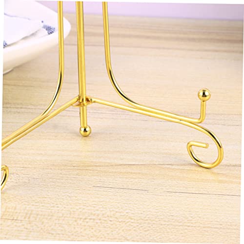 STOBOK 5 Suporte Para Fotos De Cavalete De Mesa Suporte Para Pratos Placa De Exibição Suporte Para A