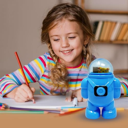 PARTEET Fancy Cute Astronaut Shape Sharpener & Eraser with Dust Compartment, Manual Pencil Sharpener for Girls and Boys Stationary for Kids |B’Day Return Gifts Fun School Supplie & Party Favors - Image 6 thumbnail