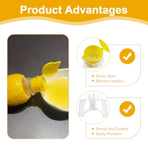 Lot de 2 Presse Agrumes Manuels, avec Bec Verseur, Bouchon à Vis, Presse Citron, Presse Orange Manuel pour Cuisine, Bar, Restaurant – Image 4