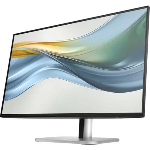 Image of HP 524pu 24 inch Class Full HD LCD Monitor - 16:9 - Sleek Black, Silver - 23.8 inch Viewable - in-Plane Switching (IPS) Technology - 1920 x 1080-350 Nit - 5 ms - 100 Hz Refresh Rate - USB Type-C