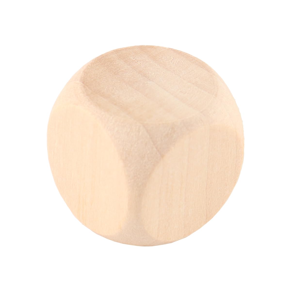 Sarini 10 Dados De Madera De 20 Mm, Redondos, Lisos, De Seis Caras, Sin Pintar, Para Enseñanza DIY, Recursos Creados, Enseñanza De Juegos.