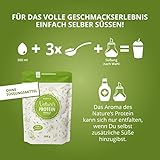 Nutri + Protein Shake Vanille 500 g - natürliches Proteinpulver ohne Süßungsmittel - 83,1% Eiweiß - pflanzliches Eiweißpulver vegan & glutenfrei