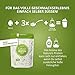 Nutri + Protein Shake Vanille 500 g - natürliches Proteinpulver ohne Süßungsmittel - 83,1% Eiweiß - pflanzliches Eiweißpulver vegan & glutenfrei
