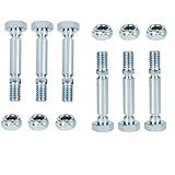 303160355P / 303160355 Snow Blower Shear Pins and Nuts Replacement for Power-Smart Snowblower (6/Pack)