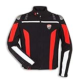 Ducati Corse Tex C4 Motorradjacke Textiljacke Touren Sport Jacke schwarz rot 50