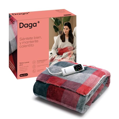 DAGA Manta térmica eléctrica de Sofá Relax Suave Plus, Tecnología...