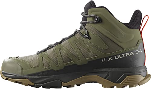 Salomon X Ultra 4 Mid GTX Hiking Boots Mens Sz 12.5 Deep Lichen Green/Peat/Kelp3